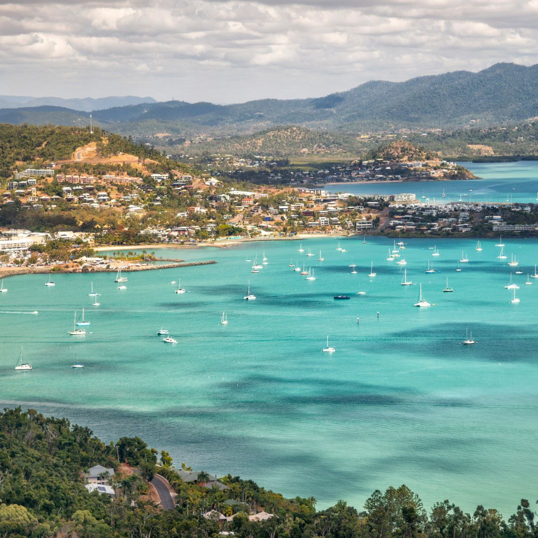 airlie beach aerial