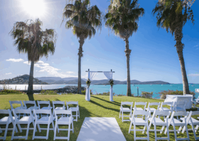 Beach wedding Mirage Whitsundays